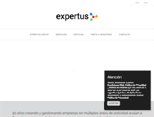 Tablet Screenshot of expertus.es